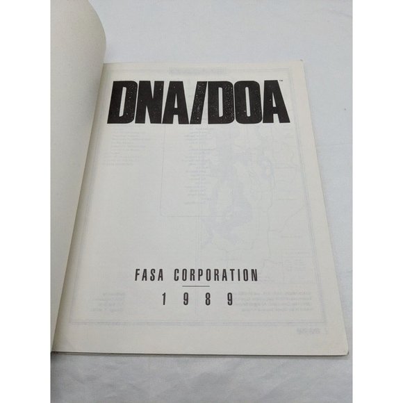 Shadowrun DNA/DOA Sci-Fi RPG Adventure Module Sourcebook - Picture 12 of 16